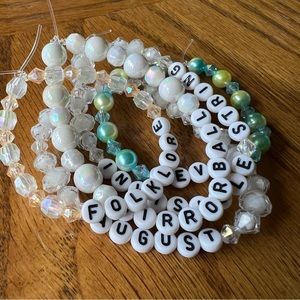 5 Taylor Swift Folklore Album Friendship Bracelets for ERAS Tour